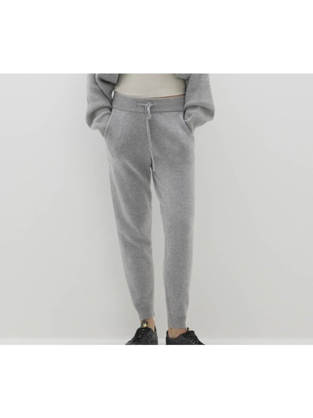 Naked Cashmere Uri Jogger Pants Shadow Heather Gray M